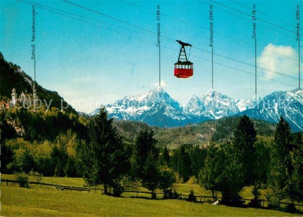 Seilbahn Tegelberg Schloss Neuschwanstein Hohens