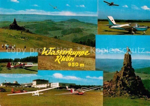 Segelflug Gliding Vol-Voile Vuolo-a-Vela Wasserkuppe Rhön Fliegerdenkmal