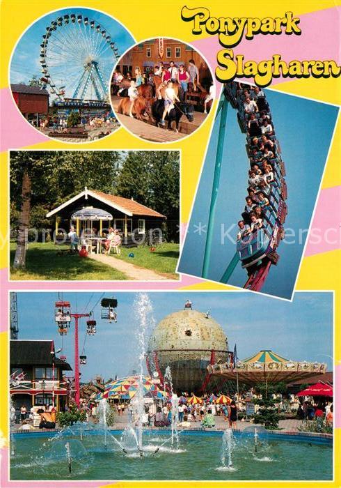Vergnuegungspark Ponypark Slagharen Riesenrad Achterbahn