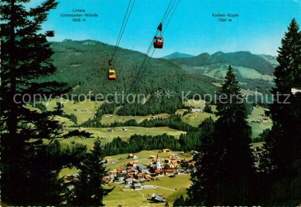 Seilbahn Kanzelwand Riezlern Kleinwalsertal