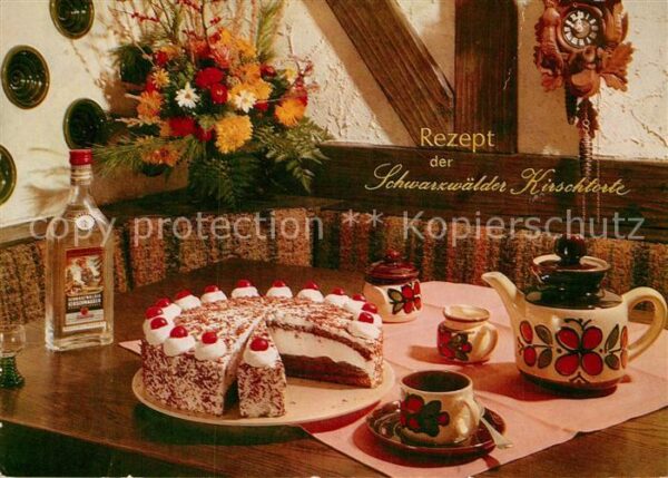 Lebensmittel Schwarzwälder Kirschtorte Rezept