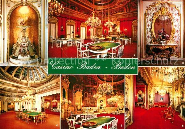 Casino Spielbank Baden-Baden Roter Saal Salon Pompadour