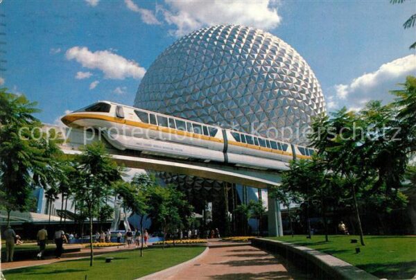 Walt Disney World Future World Sleek Monorail Spaceship E