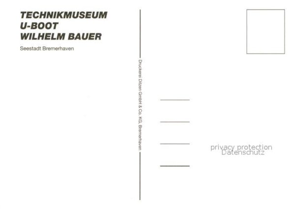 U-Boot Unterseeboot Submarine Sous-Marin Wilhelm Bauer Technikmuseum Bremerhaven – Bild 2