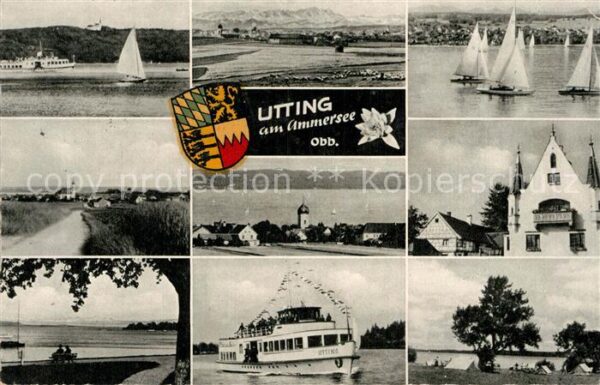 Utting Ammersee Seepartien Segelboote