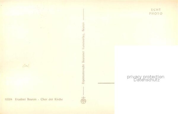Beuron Donautal Erzabtei Chor – Bild 2