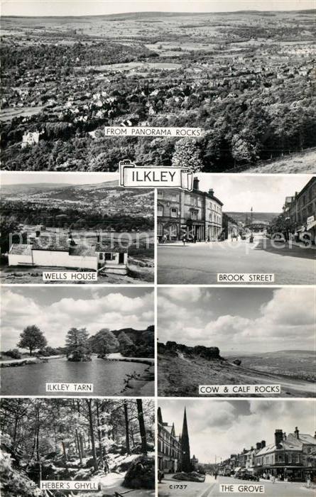 Ilkley Fliegeraufnahme Wells-House Brook-Stree