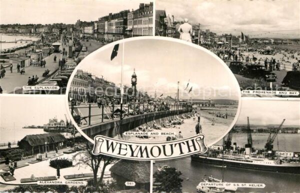 Weymouth Dorset Esplanade Promenade Beach Port Alexandr