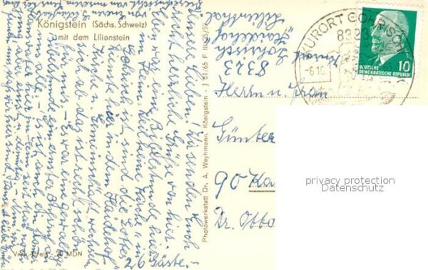 Koenigstein Saechsische Schweiz Elbpartie mit Lilienstein – Bild 2