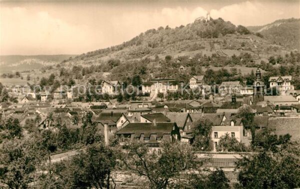 Blankenburg Thueringen mit Burg Greifenstein