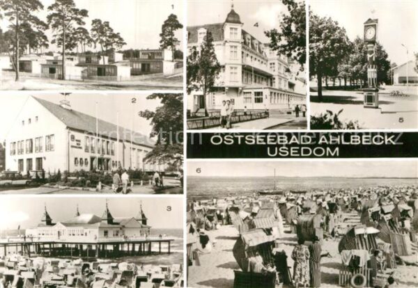 Ahlbeck Uecker-Randow Urlauberdorf Haus der Erholung Seebrück