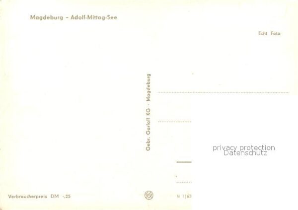 Magdeburg Adolf Mittag See – Bild 2