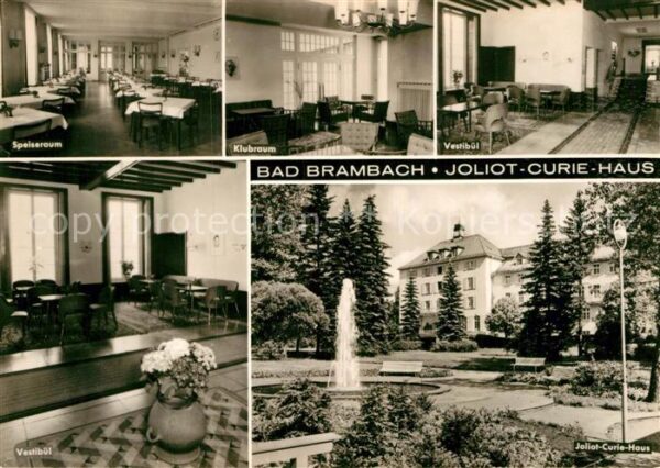 Bad Brambach Joliot Curie Haus Vestibül Klubraum