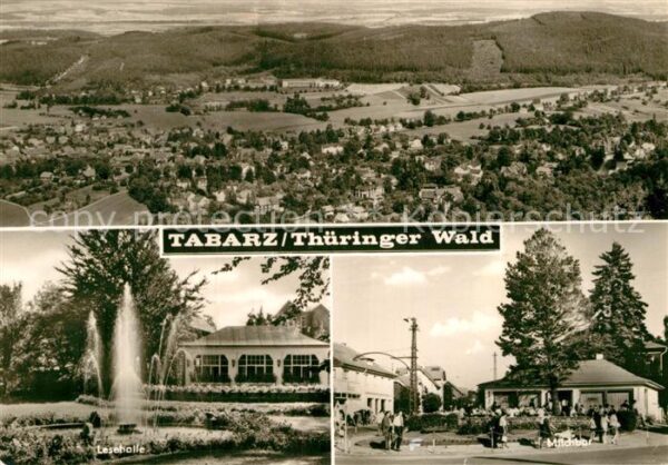 Tabarz Fliegeraufnahme Lesehalle Milchbar
