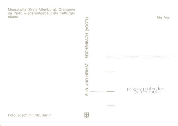 Meuselwitz Orangerie im Park Kulturgebäude – Bild 2