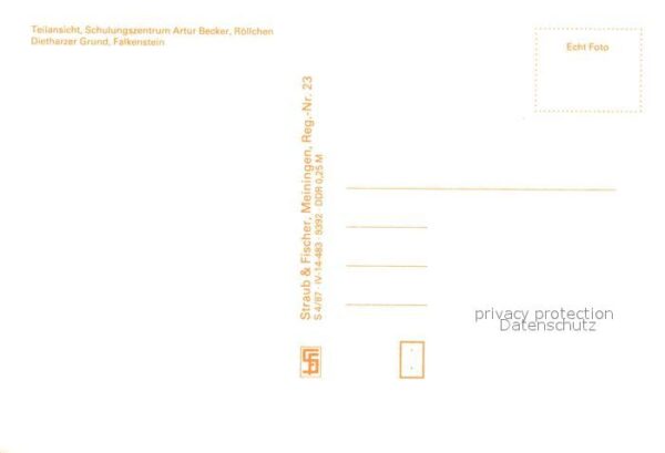 Tambach-Dietharz Schulungszentrum Artur Becker Röllchen – Bild 2