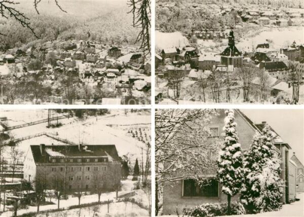 Schmiedeberg  Dippoldiswalde Im Winter