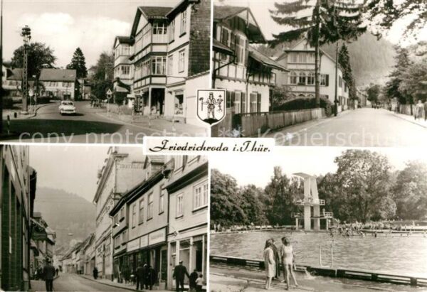 Friedrichsroda Reinhardsbrunnen-Strasse Wilhelm-Pieck-