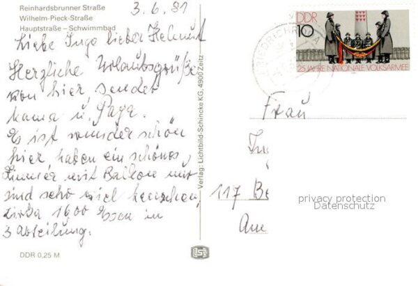 Friedrichsroda Reinhardsbrunnen-Strasse Wilhelm-Pieck- – Bild 2