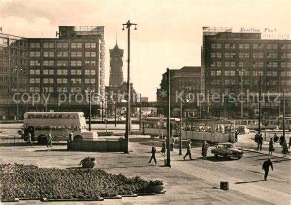 Berlin Alexanderplatz Strassenbahn