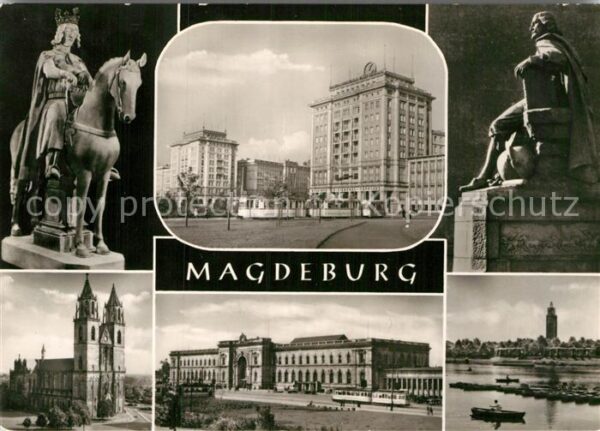 Magdeburg Reiter Wilhelm-Pieck-Allee Otto-von-Gue