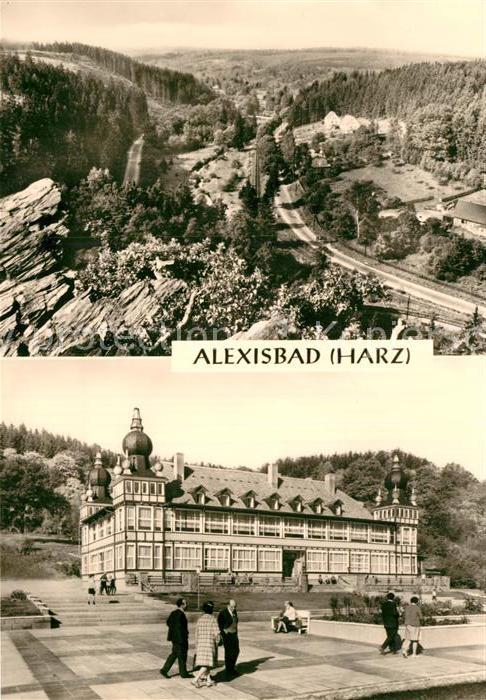 Alexisbad Harz Fliegeraufnahme Selketal Ferienheim Ges