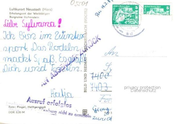 Neustadt Harz Burgruine Hohenstein – Bild 2