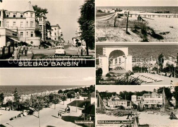 Bansin Ostseebad Erholungsheim Julian Marchlewski Strand