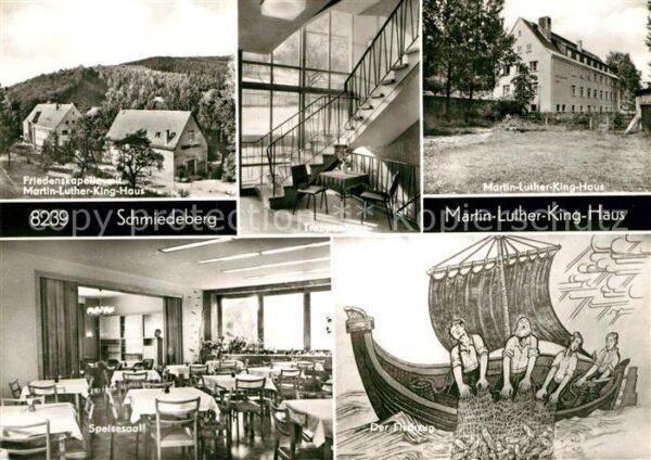 Schmiedeberg  Dippoldiswalde Martin-Luther-King-Haus Speisesaal Trep
