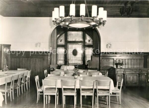 Rathen Saechsische Schweiz Erholungsheim Friedensburg Speisesaal