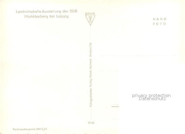 Markkleeberg Landwirtschaftliche Ausstellung der DDR – Bild 2