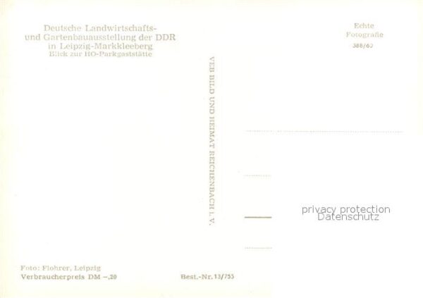Markkleeberg Landwirtschaftliche Ausstellung der DDR – Bild 2