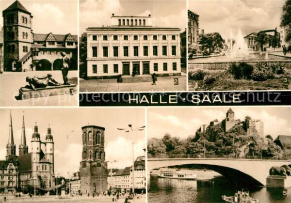 Halle Saale Burghof der Moritzburg Martin-Luther-Un