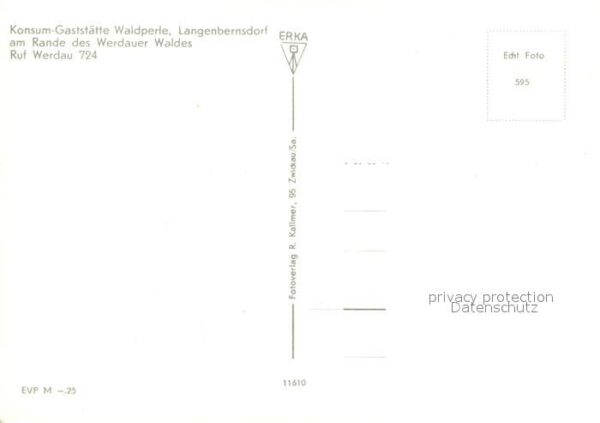 Langenbernsdorf Restaurant Waldperle Flugzeug – Bild 2