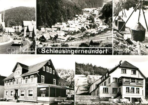 Schleusingerneundorf Köhlerei Restaurants Egertal und Steinb