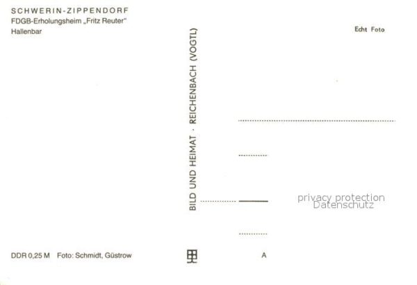 Schwerin Mecklenburg Zippendorf Erholungsheim Fritz Reuter H – Bild 2
