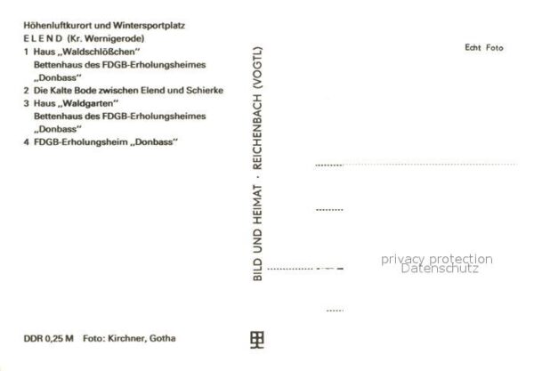 Elend Harz Haus-Waldschlößchen Erholungsheim-Donba – Bild 2