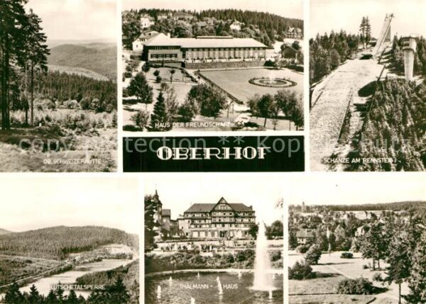 Oberhof Thueringen Schweizerhütte Lütschetalsperre Thälman
