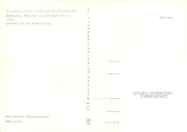 Annaberg-Buchholz Erzgebirge Bäckeraltar – Bild 2