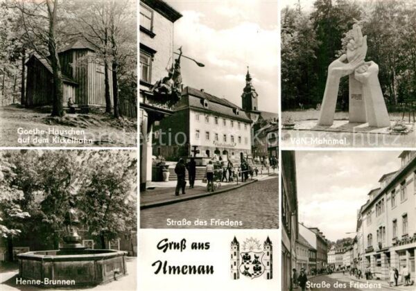 Ilmenau Thueringen Goethe-Häuschen auf dem Kickelhahn Henn