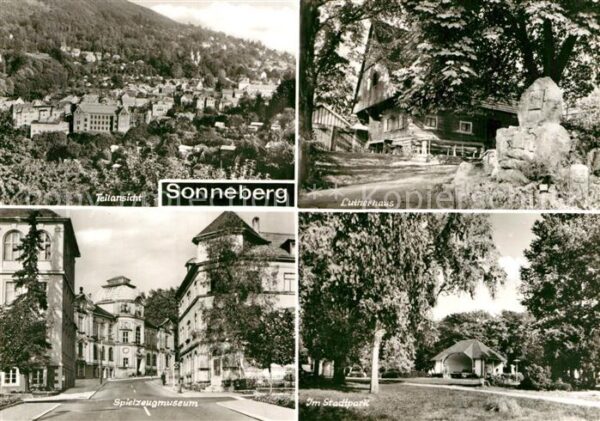 Sonneberg Thueringen Lutherhaus Spielzeugmuseum Stadtpark