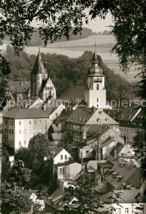 Schwarzenberg Erzgebirge Schloß und Kirche