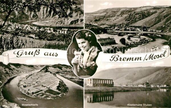 Bremm Mosel Panorama Klosterruine Stuben Moselschle