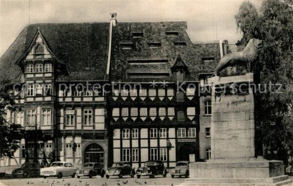 Braunschweig Gildehaus am Burgplatz Fachwerkhaus Löw