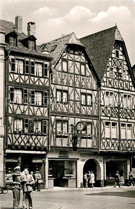 Trier Markthäuser Fachwerkhäuser Altstadt
