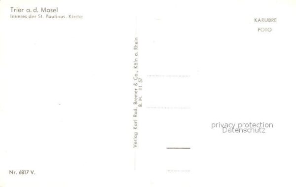 Trier Inneres St Paulinus Kirche Fresken – Bild 2