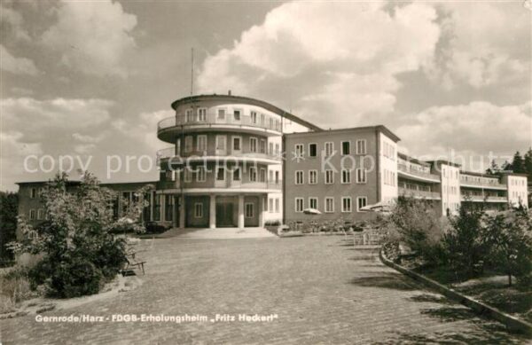Gernrode Harz FDGB Erholungsheim Fritz Heckert