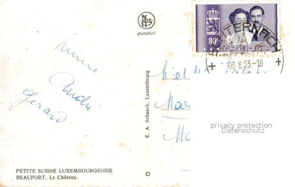 Beaufort Befort Luxembourg Chateau Lac – Bild 2