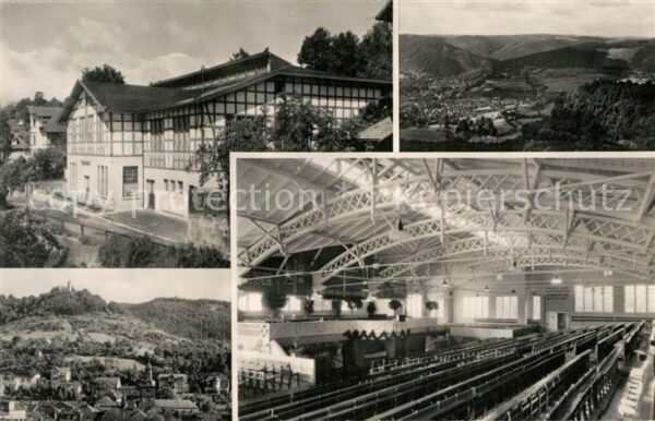 Bad Blankenburg Konferenzhalle Innenansicht Landschafts