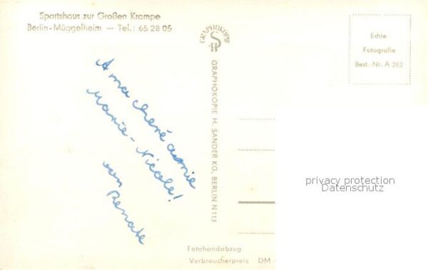Mueggelheim Berlin Sportshaus zur Grossen Krampe Dahme Buc – Bild 2